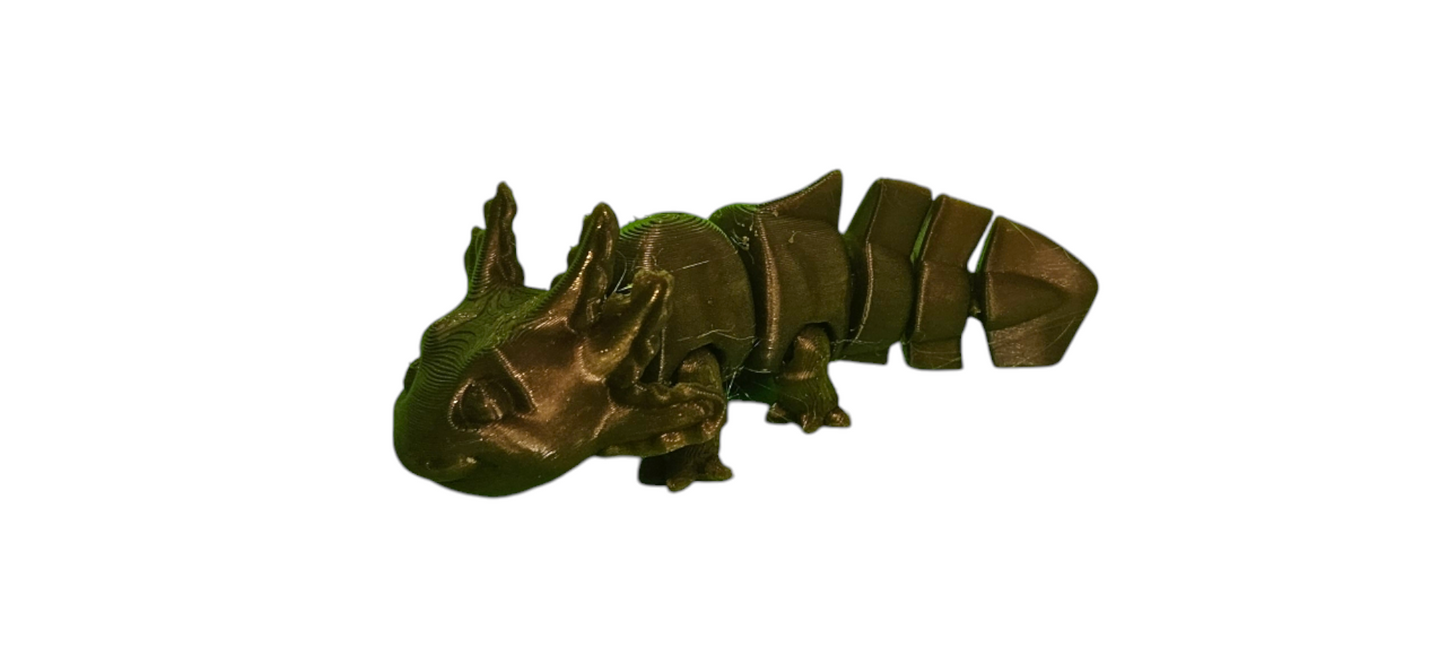 Mini Axolotl Articulating 3D Print