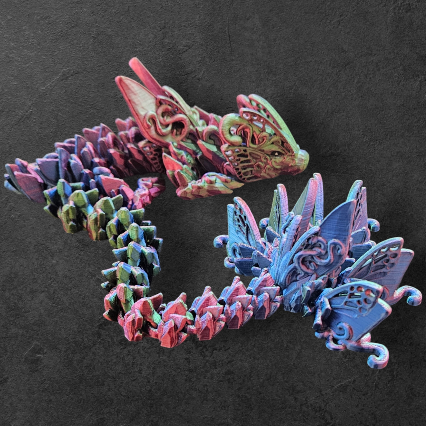 Tri-Color Butterly Fae Dragon