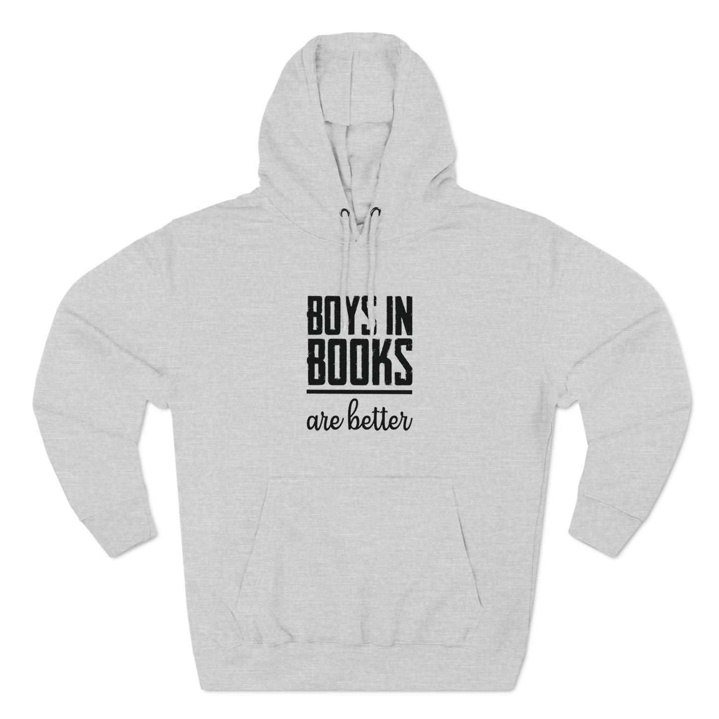 Boys in Books are Better Fleece Hoodie