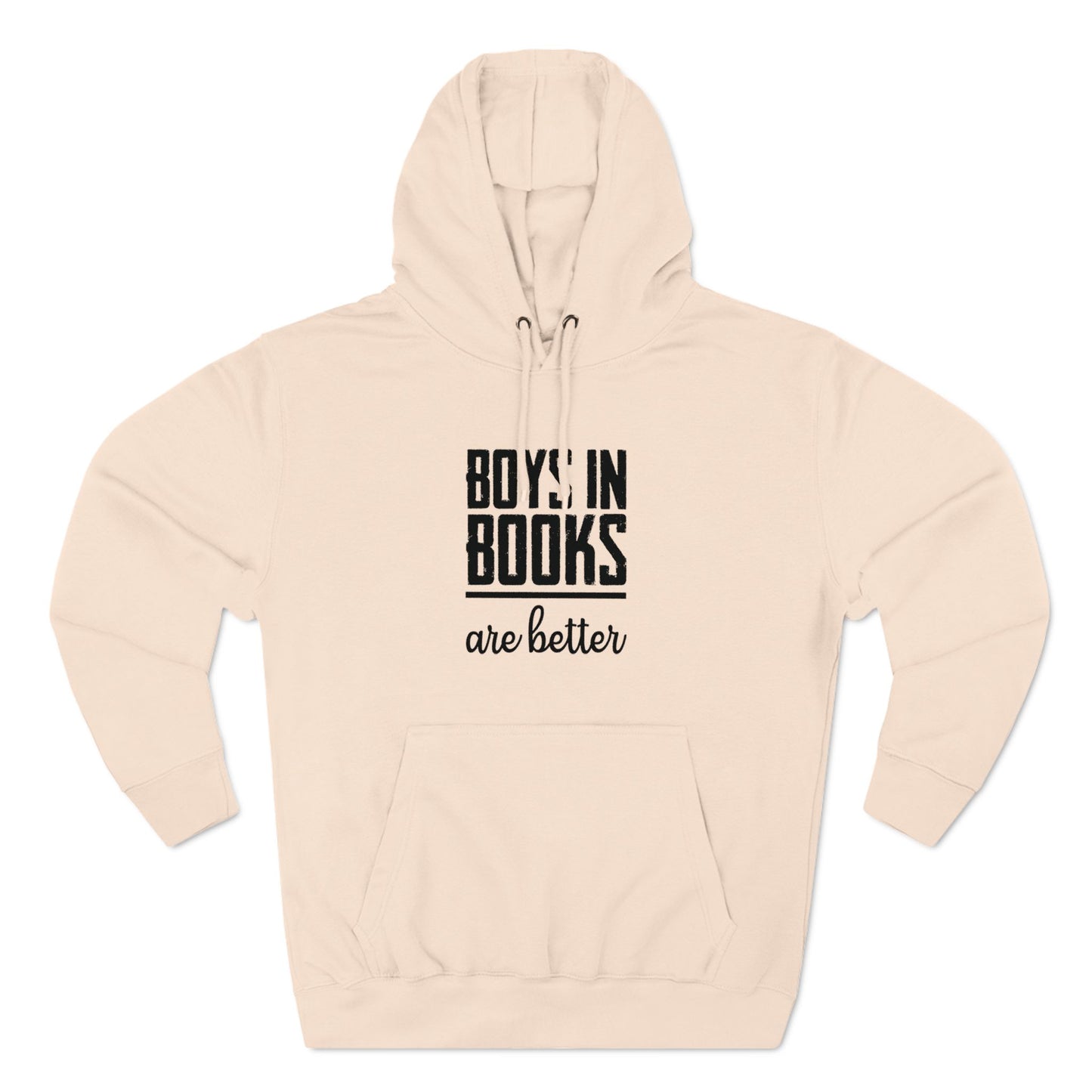 Boys in Books are Better Fleece Hoodie