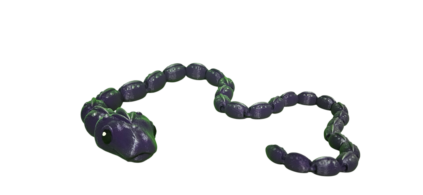 Long Purple Snake