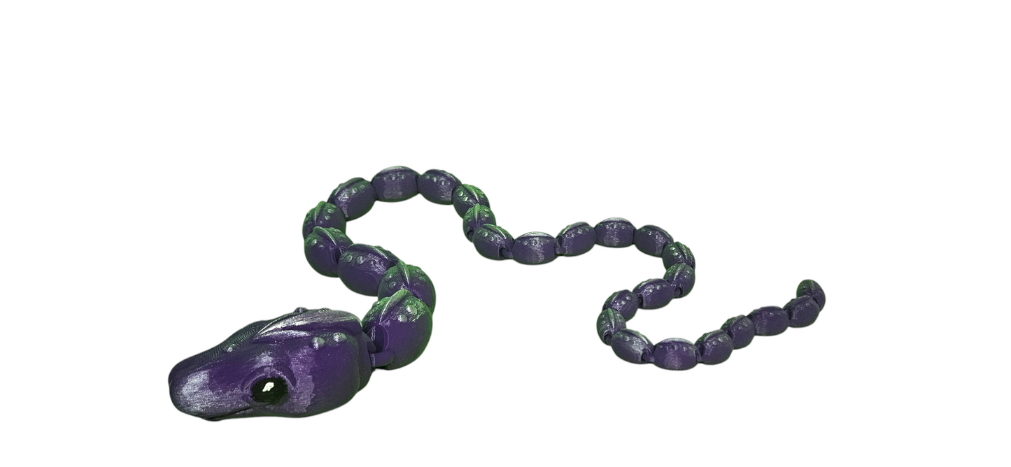 Long Purple Snake